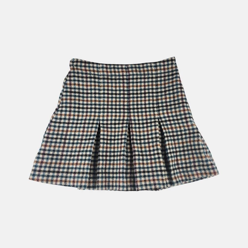 Next Girls Checkered Pleated Skirt